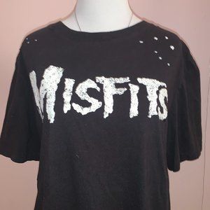 Misfits Oversized Distressed Tee
